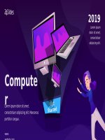 (Mẫu powerpoint) computer ppt template   10 slides   playful 