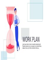 (Mẫu powerpoint) work plan playful 