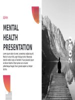 (Mẫu powerpoint) mental health presentation creative 