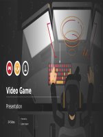(Mẫu powerpoint) video game PPT template   playful   10 slides 