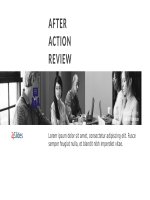 (Mẫu powerpoint) after action review template   corporate 