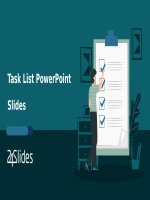 (Mẫu powerpoint) task list slides playful 