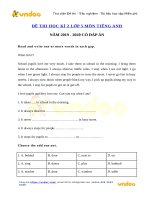de kiem tra tieng anh lop 5 hoc ky 2 nam 2019 2020 so 4 