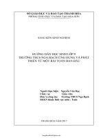 SKKN Hướng dẫn học sinh lớp 9 trường THCS Nga Bạch ứng dụng và phát triển từ một bài toán ban đầu