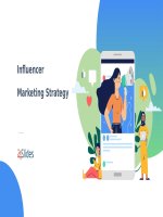 (Mẫu powerpoint) influencer marketing strategy playful 