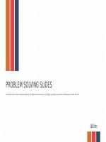 (Mẫu powerpoint) problem solving slides 