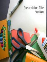 (Mẫu powerpoint) artsupplies 