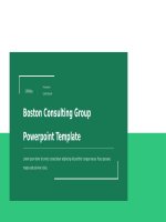 (Mẫu powerpoint) boston consulting group template corporate 