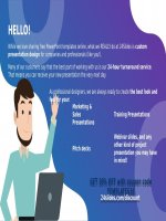 (Mẫu powerpoint) business icon pack 