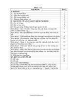 Sáng kiến kinh nghiệm Dạy lồng ghép Giáo dục bảo vệ môi trường trong môn Tự nhiên xã hội lớp 3