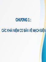 SLIDE bài giảng mạch điện