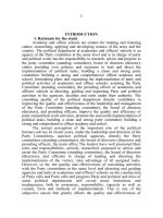 3 Tóm tắt tiếng anh: Nâng cao chất lượng tham mưu của phòng chính trị ở các học viện, trường sĩ quan quân đội hiện nay.