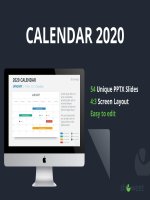 (Mẫu PowerPoint) Calendar2020-Showeet(standard)