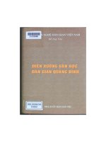 Tìm hiểu về Diễn sướng văn học dân Quảng Bình: Phần 1 - Đỗ Duy Văn