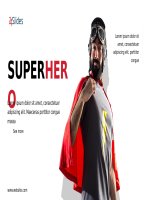 (Mẫu powerpoint) superhero creative 