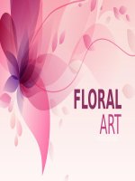 (Mẫu PowerPoint) Floral Art PPT Template
