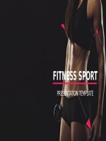 (Mẫu PowerPoint) Fitness Sport Presentation Template