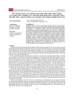 Mức độ sử dụng các chiến lược đọc hiểu siêu nhận thức của sinh viên nghiên cứu trường hợp sinh viên năm thứ nhất hệ tiên tiến - chất lượng cao tại học viện nông nghiệp Việt Nam