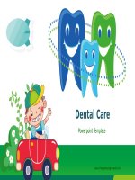 (Mẫu PowerPoint) Dental Care Google Slides