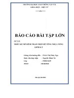 BÀI tập lớn đề tài THIẾT kế mô HÌNH TRẠM TRỘN bê TÔNG NHỰA NÓNG ASPHALT 