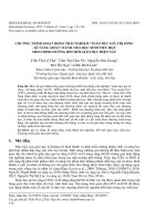 Chương trình hoạt động trải nghiệm “giáo dục giá trị sống - kỹ năng sống” dành cho học sinh tiểu học theo định hướng đổi mới giáo dục hiện nay