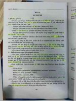 ĐỀ CƯƠNG ÔN TẬP BS NỘI TRÚ sn66 MÔN SINH LÝ