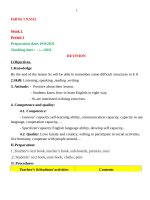 Giáo án tiếng anh 9 soạn cv 3280 và 5512 (kì 1) 