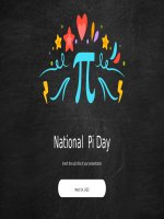(Mẫu powerpoint) national pi day 