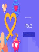 (Mẫu powerpoint) peace day 