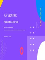 (Mẫu powerpoint) flat geometric 