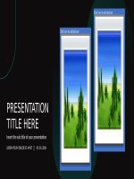 (Mẫu powerpoint) gradient geometric elements 