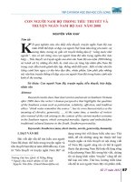 Con người Nam Bộ trong tiểu thuyết và truyện ngắn Nam Bộ sau năm 2000