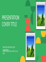 (Mẫu powerpoint) geometric shapes point 