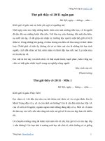 Thư gửi thầy cô nhân ngày Nhà giáo Việt Nam 2011