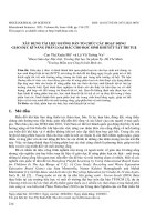 Xây dựng tài liệu hướng dẫn tổ chức các hoạt động giáo dục kĩ năng phân loại rác cho học sinh khuyết tật trí tuệ 