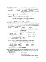 Giải nhanh trắc nghiệm Hoá hữu cơ jvy163