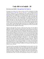 Cuộc đời và số mệnh 20 : Mẫu người Bạch Thủ Thành Gia