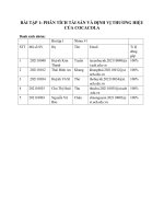 PHÂN TÍCH tài sản và ĐỊNH vị THƯƠNG HIỆU của COCACOLA 