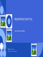 (Mẫu powerpoint) blue geometric 