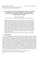 Sự hài lòng của sinh viên với việc dạy và học trực tuyến tại khoa lý luận chính trị   giáo dục công dân, trường đại học sư phạm hà nội trong bối cảnh đại dịch covid 19 