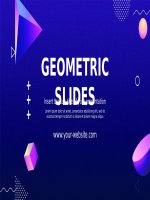 (Mẫu powerpoint) geometric slides 