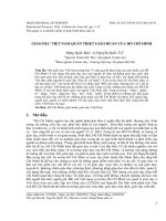 Giáo dục việt nam quán triệt giáo huấn của hồ chí minh 