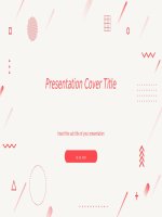 (Mẫu powerpoint) bright redtone geometric 