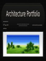 (Mẫu powerpoint) architecture portfolio 