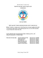 Trình bày và đánh giá các vấn đề đạo đức của doanh nghiệp du lịch đối với tài nguyên thiên nhiên của địa phương dựa trên cơ sở các triết lý đạo đức