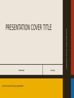 (Mẫu powerpoint) minimal geometric 