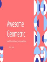 (Mẫu powerpoint) awesome geometric 
