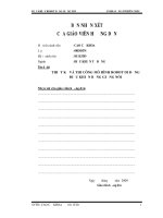 THIẾT KẺ VÀ THỊ CÔNG MÔ HÌNH ROBOT DI ĐỌNG ĐIỀU KHIỂN BẰNG GIỌNG NÓI