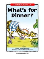 raz le16 whatsfordinner 