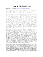 Cuộc đời và số mệnh 3: Mẫu người Thân Cư Phúc Đức